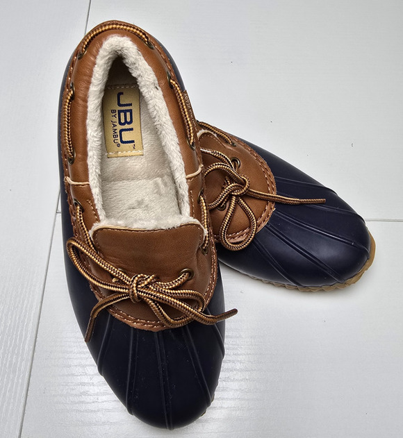 Jambu Shoes - JBU Jambu Gwen Weather Ready Navy Duck Muc Shoes Women 6M
